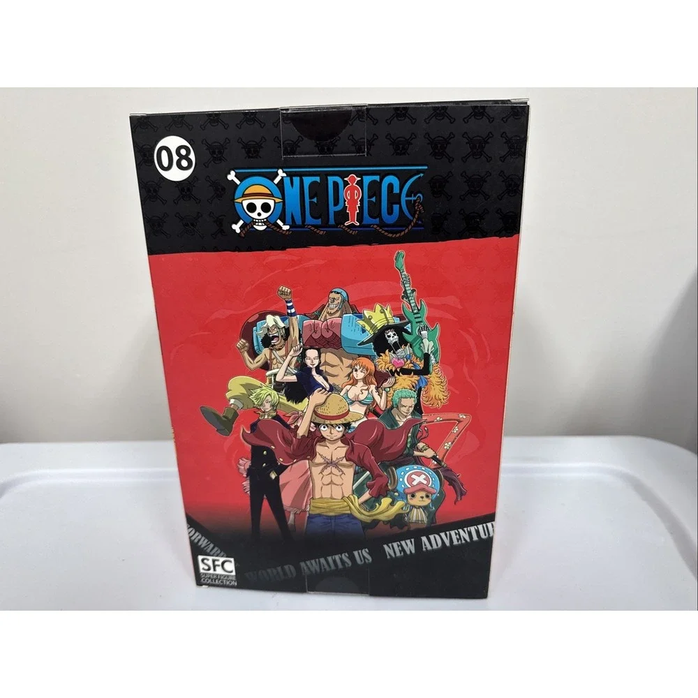 One Piece Monkey D Luffy 08 Straw Hat Anime Figure‎ 6.5